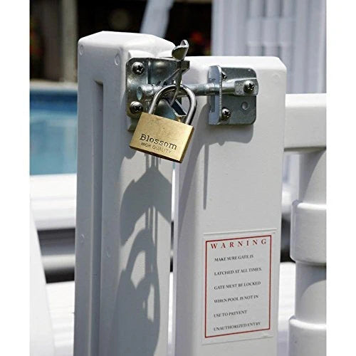 2026 NewSimple stepped pool entrance system with door (Model 2026)