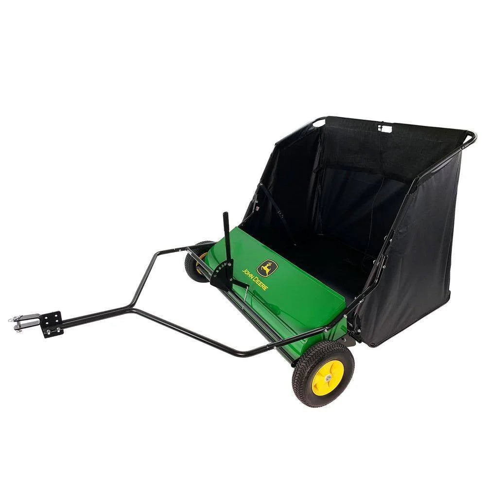 2026 NewJohn Deere 42″ trailed lawn sweeper, 24 cubic foot capacity, adjustable brushes