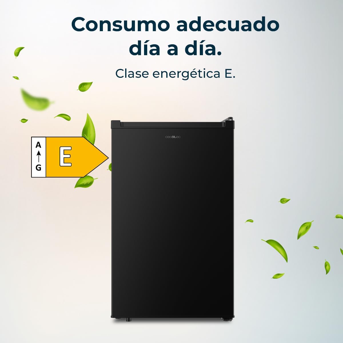 2026 Cecotec Congelador Vertical Sobremesa 87L Bolero CoolMarket TF 87 Black. 83,6 cm de Altura y 50,6 cm de Ancho, Bajo Consumo, Puerta Plana y Reversible, Diseño Compacto, Blanco