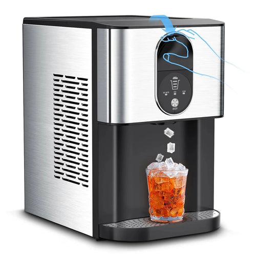 2026 New44lbs/24H Nugget Ice Maker Countertop Dispenser