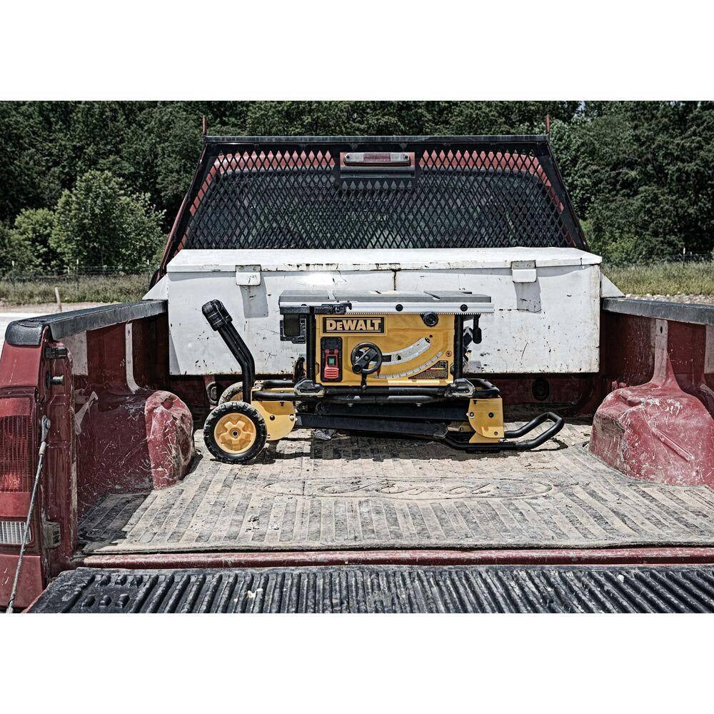 2026 New15 Amp Corded 10-inch Construction Site Table Saw with Rolling Stand DWE7491RS