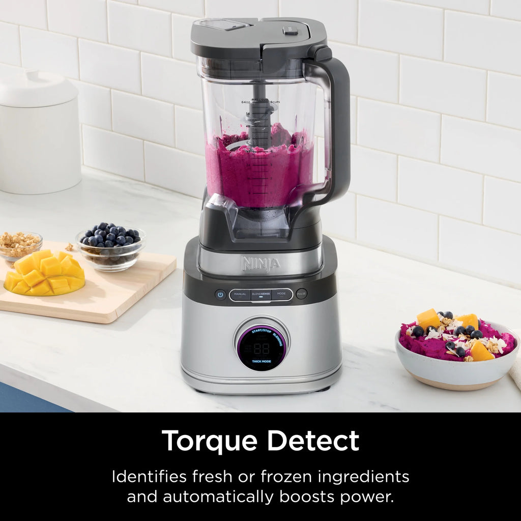 2026 NewNinja Detect Kitchen System Power Blender + Processor with Blend Sense Technology, Silver, TB400