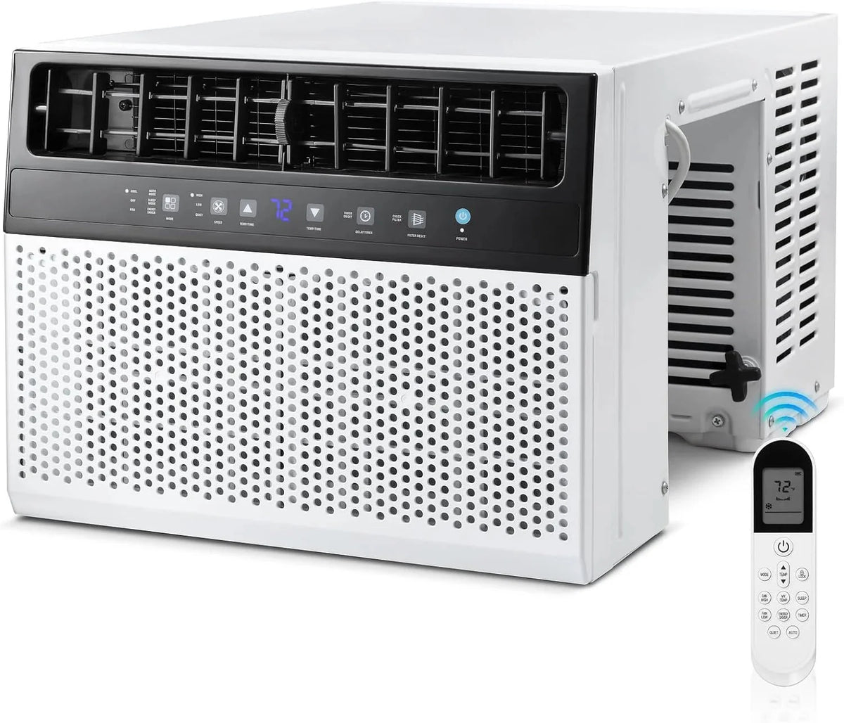 2026 NewAntarctic Star 12,000 BTU U-shaped window air conditioner, cools rooms up to 550 square feet with 6 modes, 24-hour timer, ultra-quiet window air conditioner