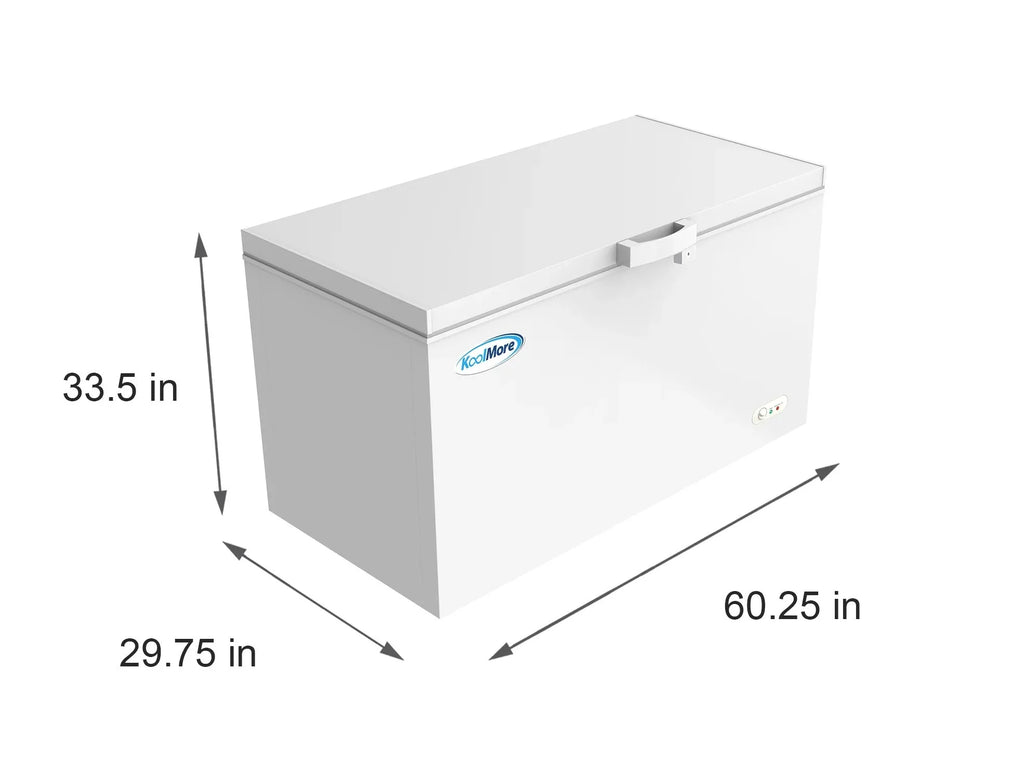 2026 NewKoolMore 60 in. Commercial Chest Freezer 16 Cu ft.