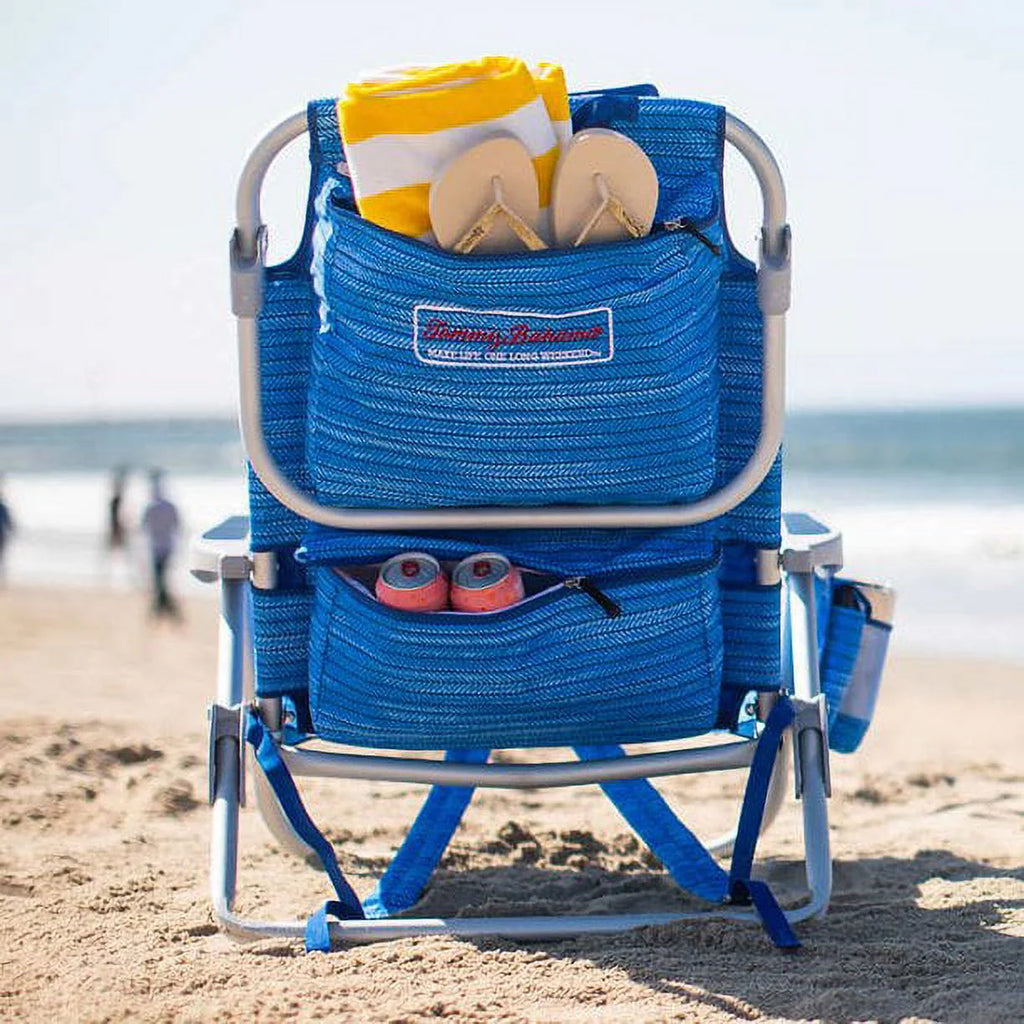 2026 NewTommy Bahama Backpack Beach Chairs - (2 PACK Blue )