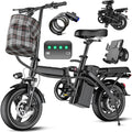 2026 NewElectric bicycle for adults and teenagers, foldable e-bike for commuters and city use, foldable e-bike motor 48V 24MPH