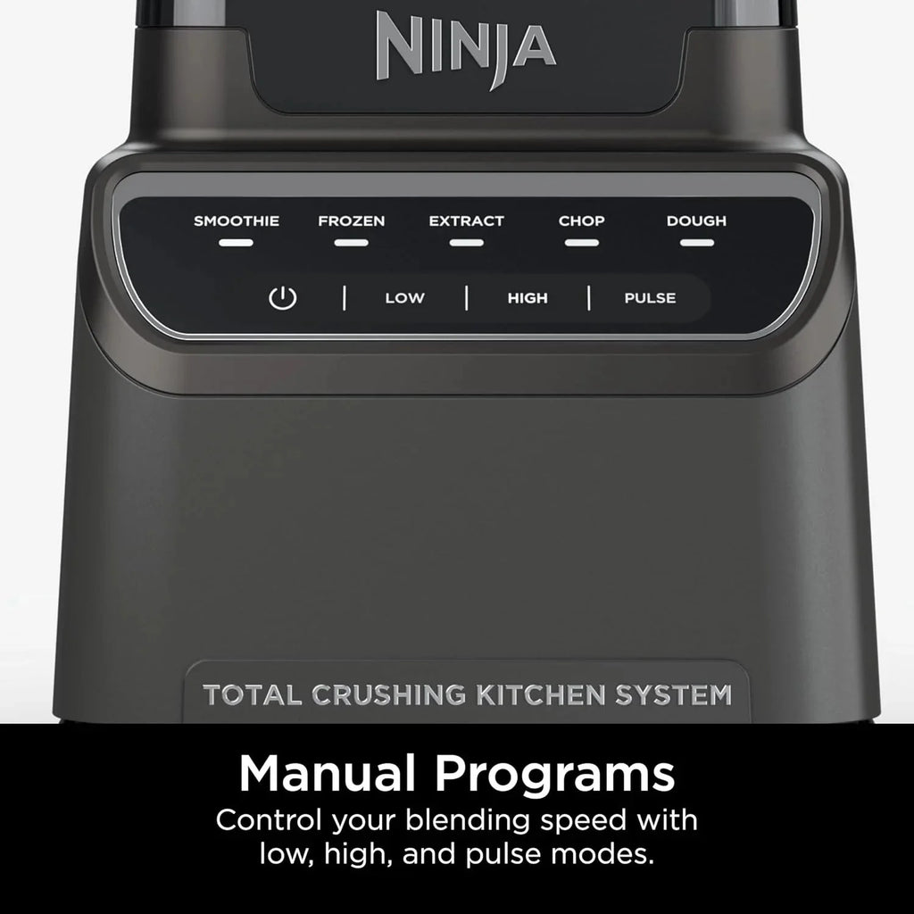 2026 NewNinja Mega Kitchen System, 1500 Watt Stand Mixer (2.1 Liters) and Food Processor (8 Cups) with (2) 473 ml Takeaway Cups