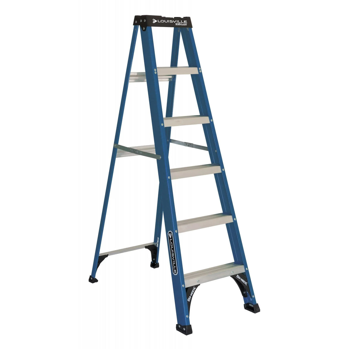 2026 NewLouisville Ladder 6 ' Fiberglass Step, 10' Reach, 225-lb, Load Capacity, W-3217-06