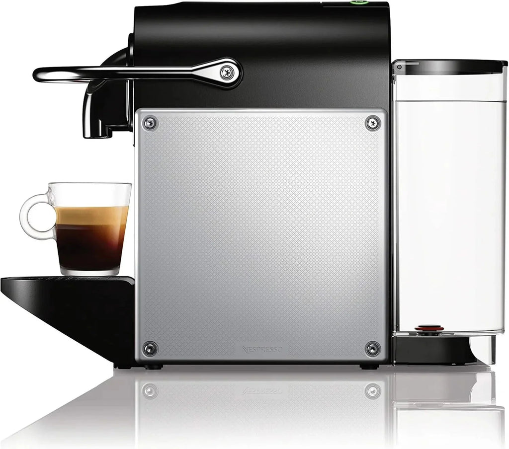 2026 NewNespresso Pixie espresso machine by De’Longhi, 19-bar pump, compact aluminum design, silver, 1100 ml