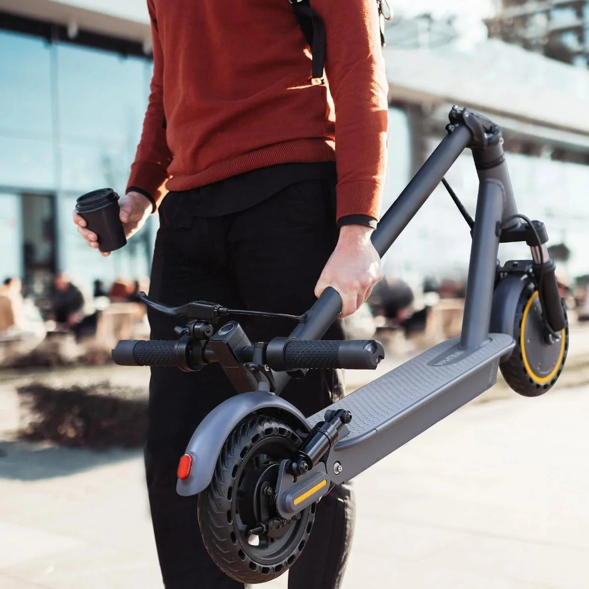 2026 NewElectric scooter, 350W/500W powerful motor, 8.5"/10" solid rubber tires, 19/22 mph, 28/21/12 mile range, dual brakes
