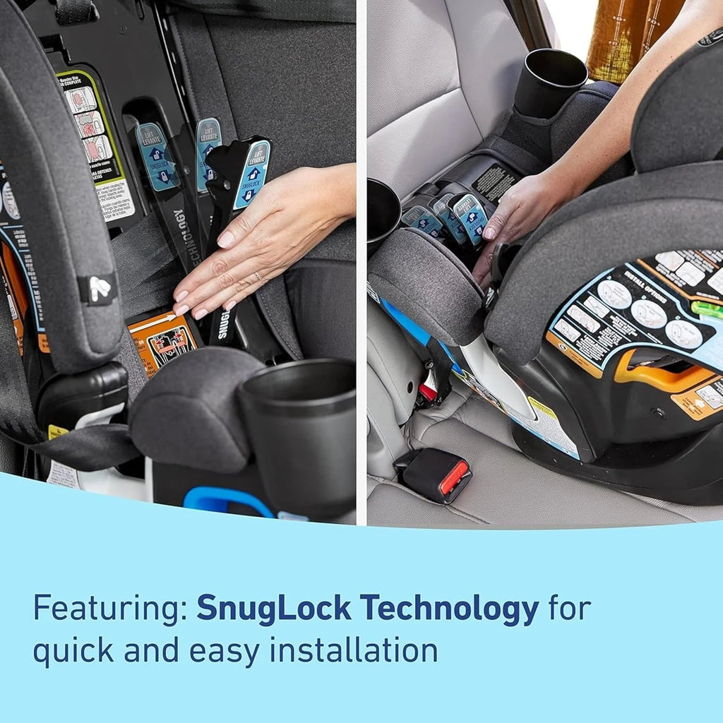 2026 New4Ever DLX 4-in-1 Child Car Seat, Charlie | Car seat for babies and toddlers, 10 years of use | Rear-facing, forward-facing and booster seat | Safe, comfortable and practical