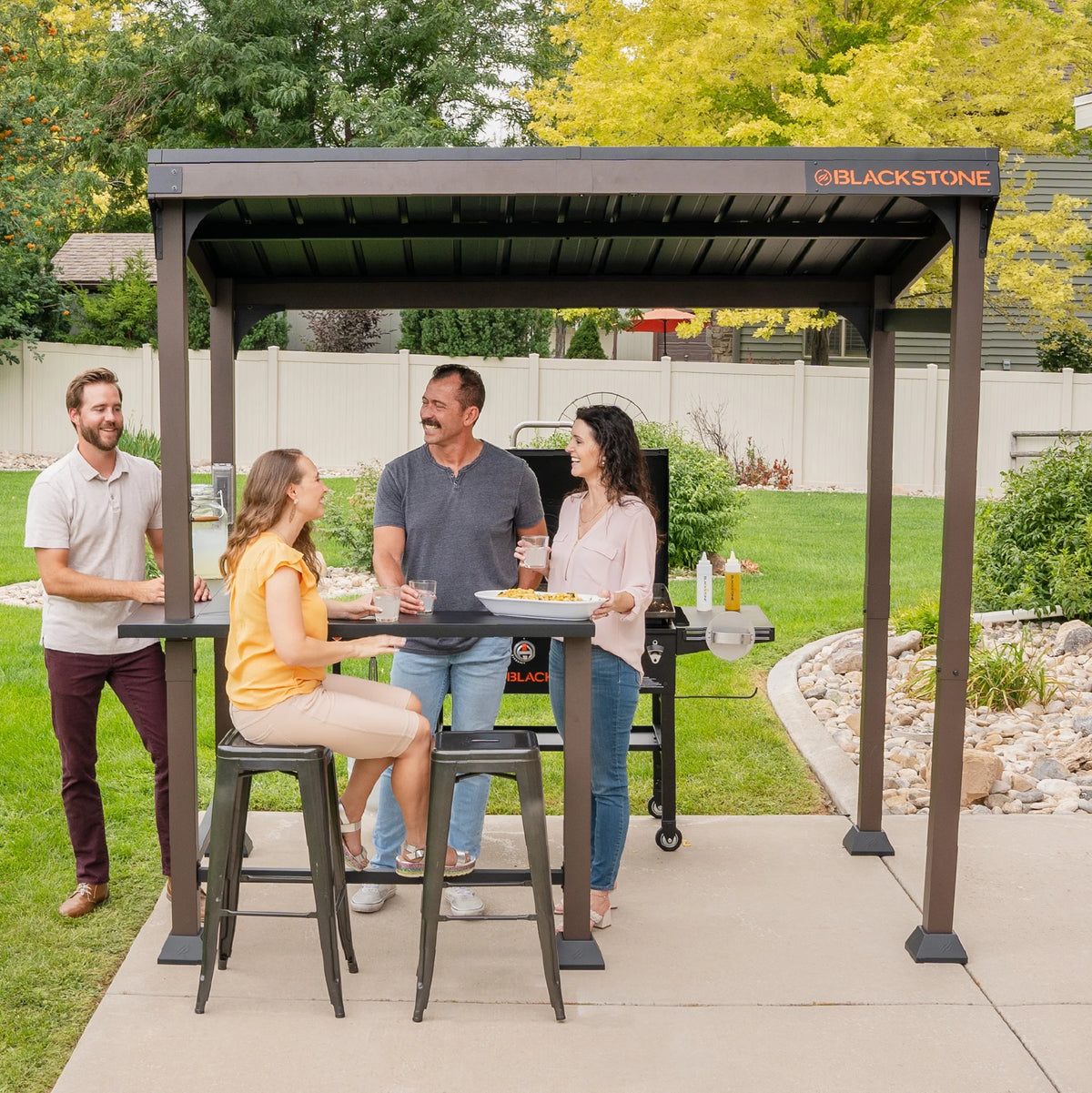 2026 NewBlackstone 5' x 8' Outdoor Griddle/Grill Pavilion Grill Gazebo