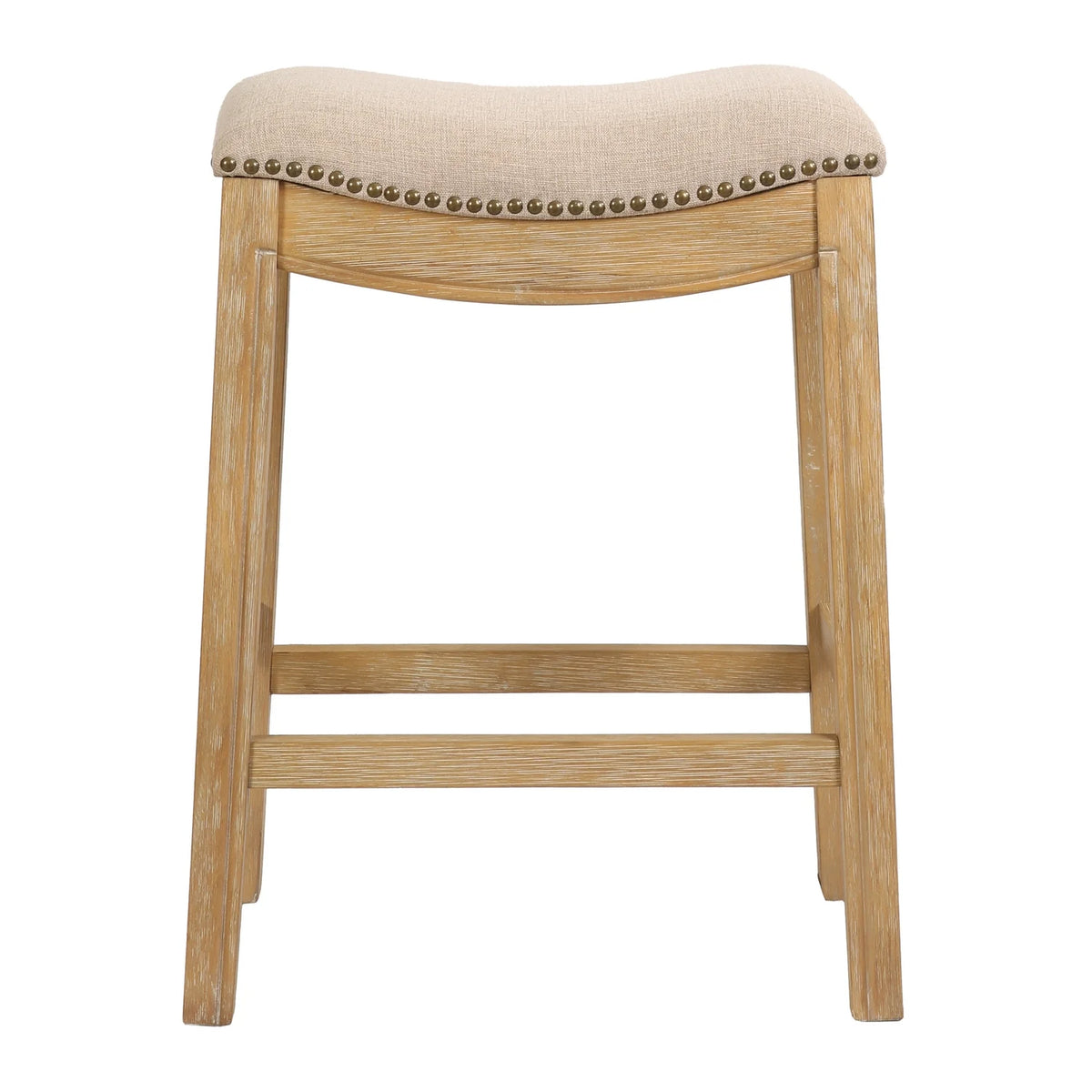 2026 NewNew Ridge Home Goods 26" Saddle Wood Counter Height Stool Weathered Natural