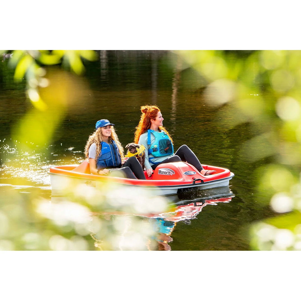 2026 NewPelican Sport - PEDAL BOAT MONACO - Adjustable 5 Seat Pedal Boat, Red/White