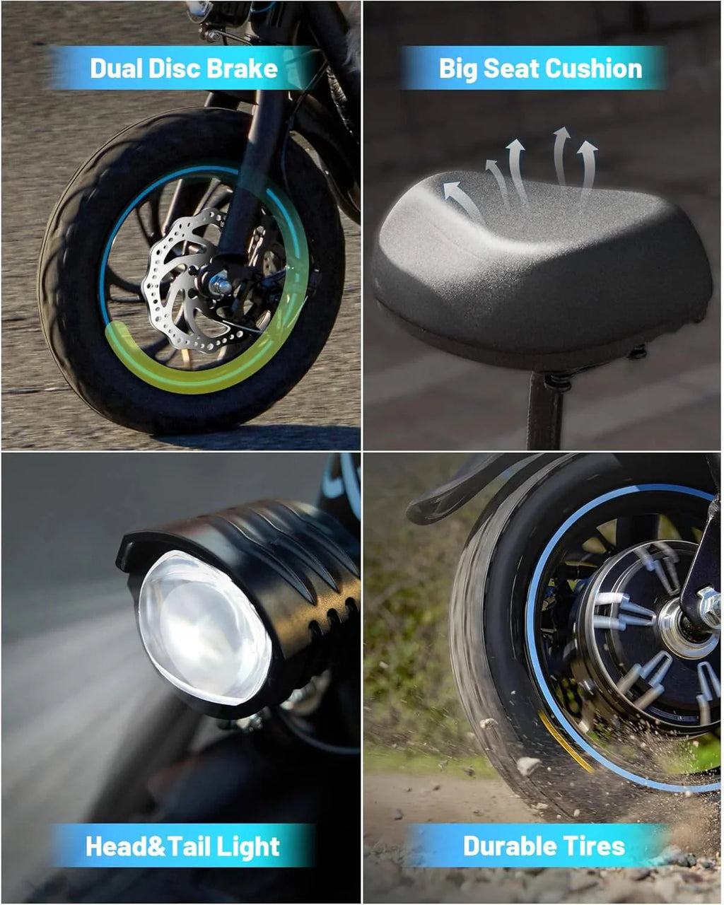 2026 NewElectric scooter for adults with large center basket