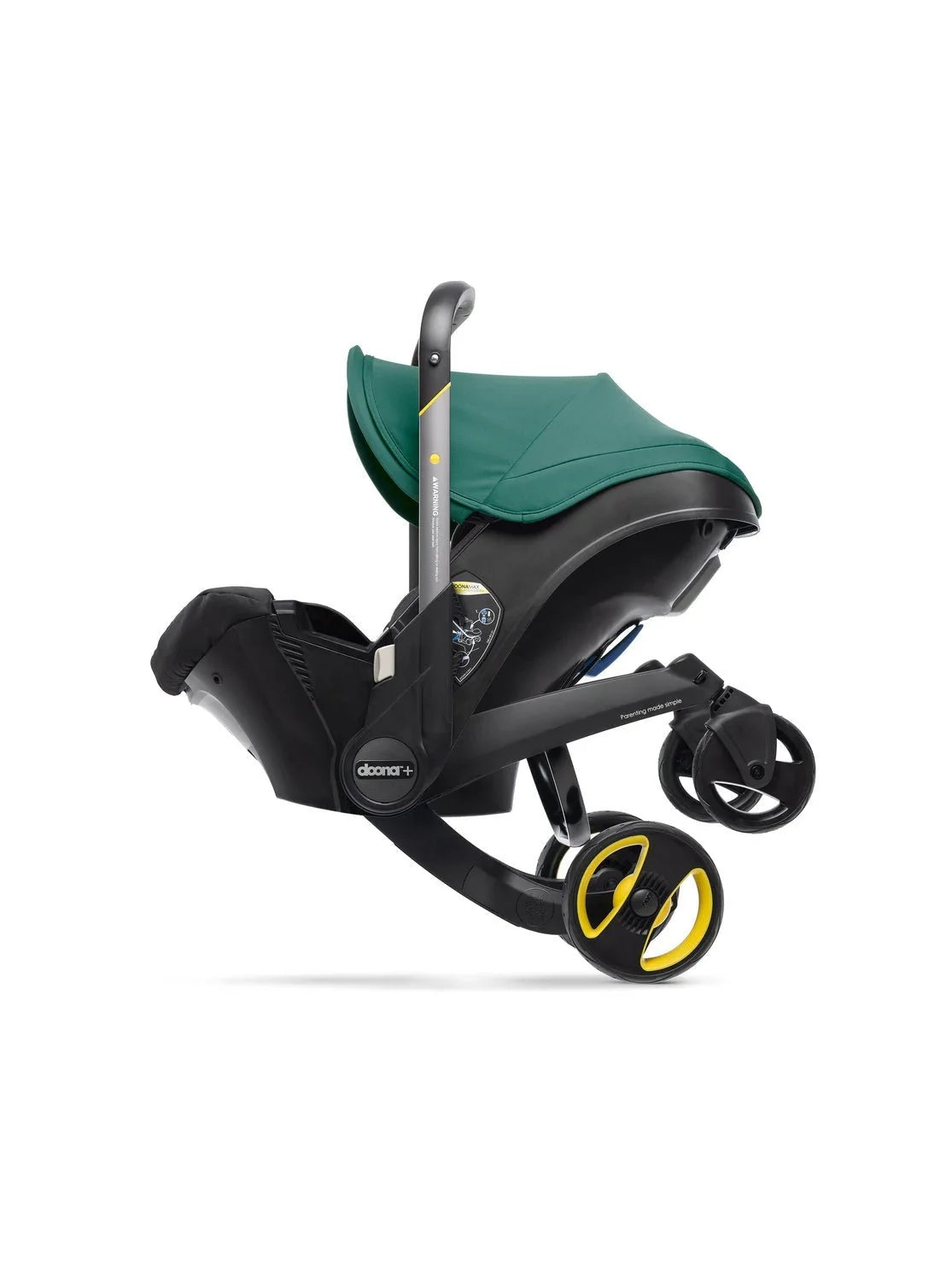 2026 NewStroller combination consisting of infant car seat and LATCH base (model year 2025) – Midnight Edition | From car to stroller in seconds, airplane-compatible, including accessory bag