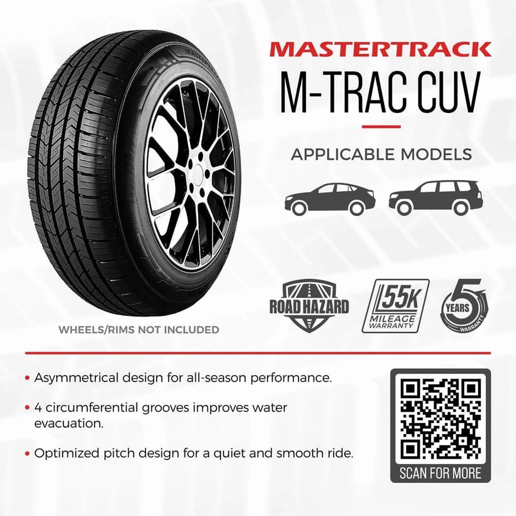 2026 NewMastertrack M-TRAC CUV All Season 235/60R18 235/60 R18 103V Crossover CUV/SUV Tires (No Wheels)