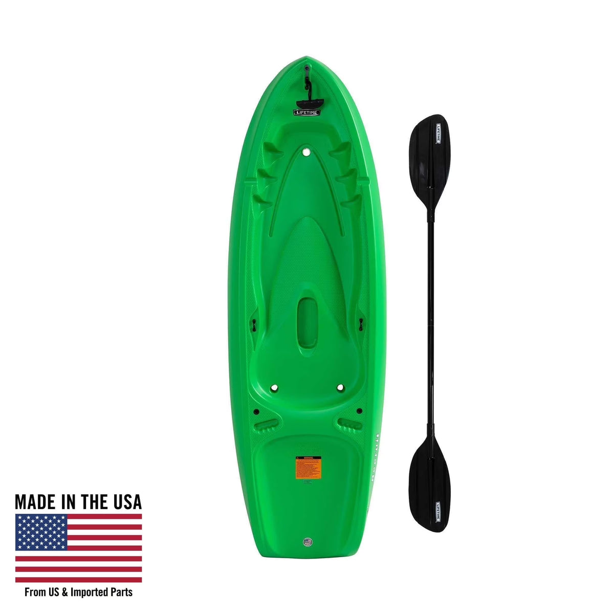 2026 NewLifetime Recruit 6.5 ft Youth Sit-on-Top Kayak, Lime Green (90765)